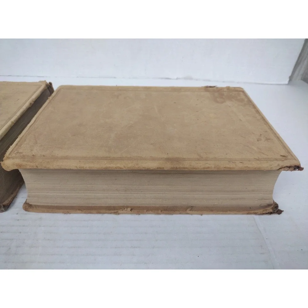 Set Of 2 Antique TIFFANY LAW Books 1903 Leather Covered Real Property Vol 1 & 2